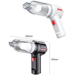 Aspirapolvere Wireless Portatile Acchiappapolvere Domestico Collettore Di Polveri Multifunzione Asciutto E Bagnato A Doppio Uso (nero, Configurazione Standard) -Elettrodomestici Negozio 78392014 5