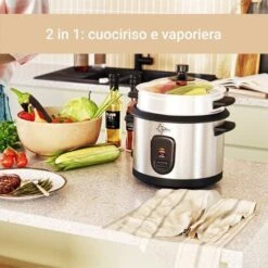 Suntec Wellness, Cuoci Riso Thuy-Denise, Capacità Con Funzione Cottura A Vapore 1 L Acciaio Inox -Elettrodomestici Negozio 78980430 3