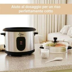 Suntec Wellness, Cuoci Riso Thuy-Denise, Capacità Con Funzione Cottura A Vapore 1 L Acciaio Inox -Elettrodomestici Negozio 78980430 5
