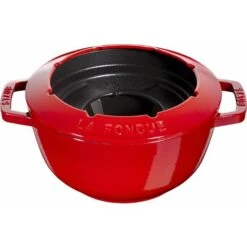 Staub 40511 – 975 – 0 Servizio Fonduta Ghisa Ciliegia 26,5 x 20,7 x 11,6 cm -Elettrodomestici Negozio 78980840 3