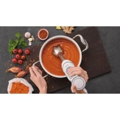 Braun Minipimer MultiQuick 5 Vario MQ5220WH Frullatore Ad Immersione, 21 Velocità, Tecnologia Tedesca, Impugnatura Ergonomica, Dotato Di Tritatutto Da 350ml E Bicchiere Da 600ml, Potenza 1000W, Bianco -Elettrodomestici Negozio 78981693 3