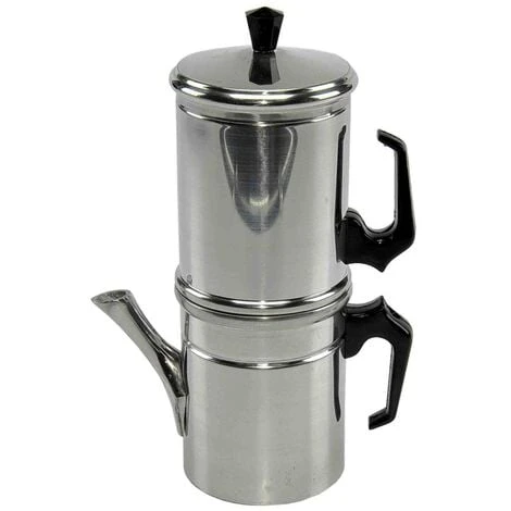 Ilsa Napoletana Caffettiera, 6 Cups, Alluminio, Argento 3 Ilsa Napoletana Caffettiera, 6 Cups, Alluminio, Argento