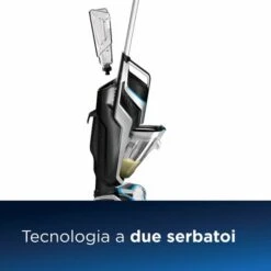 BISSELL CrossWave Pet Pro Aspirapolvere/Lavando/Asciugatrice 3 In 1 Per Animali Domestici Ideale Per Tappeti, Piastrelle & Pavimenti In Legno Formula Inclusa 74dB Nero/Titanio/Blu 2225N -Elettrodomestici Negozio 78990057 3