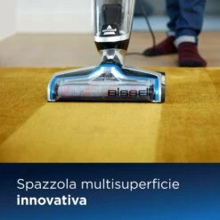 BISSELL CrossWave Pet Pro Aspirapolvere/Lavando/Asciugatrice 3 In 1 Per Animali Domestici Ideale Per Tappeti, Piastrelle & Pavimenti In Legno Formula Inclusa 74dB Nero/Titanio/Blu 2225N -Elettrodomestici Negozio 78990057 5