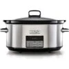Crock-Pot Crockpot Pentola Per Cottura Lenta, Slow Cooker, Extra Large 7.5 Litri, Adatta Fino A 10 Persone, Spegnimento Automatico, 2 Impostazioni Cottura E Funzione Warm Automatica, 230 W, Ceramica, Argento 1 Crock-Pot Crockpot Pentola Per Cottura Lenta, Slow Cooker, Extra Large 7.5 Litri, Adatta Fino A 10 Persone, Spegnimento Automatico, 2 Impostazioni Cottura E Funzione Warm Automatica, 230 W, Ceramica, Argento -Elettrodomestici Negozio 78990121 1
