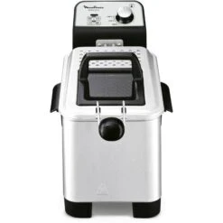 Moulinex Easy Pro 3 L-Freidora Classica, 2300 W, 2 Piani Di Cottura, Termostato Regolabile, 2 L/600 G), Colore: Argento -Elettrodomestici Negozio 78990508 4