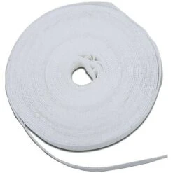 50MT NASTRO A STRAPPO 'ASOLA' A CUCIRE IN VELCRO DA2010 - H. MM 20 X MT 50 - BIANCO