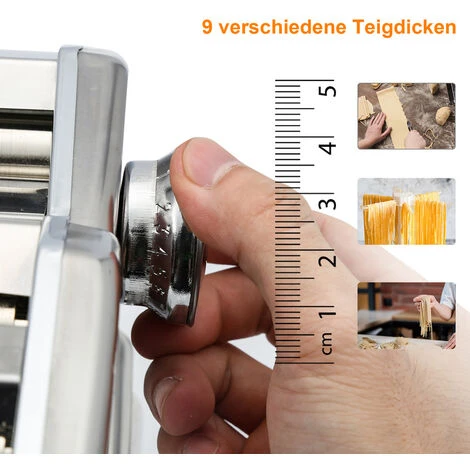 Randaco Macchina Per La Pasta In Casa - Lasagne Fettuccine E Tagliolini Argento 7 Randaco Macchina Per La Pasta In Casa - Lasagne Fettuccine E Tagliolini Argento - immagine 5
