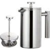 Caffettiera French Press Da 350 Ml/800 Ml/1000 Ml Caffettiera Isolata A Doppia Parete In Acciaio Inossidabile (350 Ml) -Elettrodomestici Negozio 82105558 1