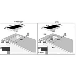 Piano A Induzione - DUO NERO 2 Zone Cm. 30 -Elettrodomestici Negozio 82245030 5
