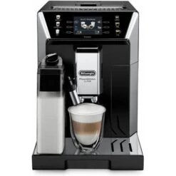 DeLonghi ECAM 550.65.SB PrimaDonna Class Macchina Espresso Con Macinatore Tecnologia Esclusiva Bevande Latte Nero E Argento