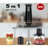 Frullatore Immersione 800W Multifunzione 5in1 Lama Bicchiere Mixer Tritatutto 2 Frullatore Immersione 800W Multifunzione 5in1 Lama Bicchiere Mixer Tritatutto -Elettrodomestici Negozio 82743014 1