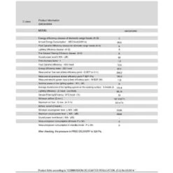 Cappuccio Visiera 60cm 344m3/h Bianco - GHC640WH - Glem -Elettrodomestici Negozio 82759634 3