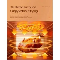 FRIGGITRICE AD ARIA 15l Senza Olio DIGITALE AIR Fryer 1400W DISPLAY TOUCHSCREEN 9 FRIGGITRICE AD ARIA 15l Senza Olio DIGITALE AIR Fryer 1400W DISPLAY TOUCHSCREEN -Elettrodomestici Negozio 82820160 3