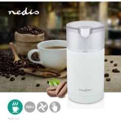 Nedis Macinacaffè 70 G 150 W Bianco -Elettrodomestici Negozio 85339671 2