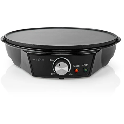 Nedis Creperie Elettrica Diametro: 300 Mm 1200 W Rivestimento Antiaderente Impostazione Della Temperatura Indicatore Luminoso / Spia Nero Metallo 7 Nedis Creperie Elettrica Diametro: 300 Mm 1200 W Rivestimento Antiaderente Impostazione Della Temperatura Indicatore Luminoso / Spia Nero Metallo - immagine 5