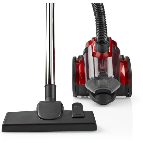 Nedis Aspirapolvere Senza Sacchetto Senza Sacco 700 W Capacità Sacco: 1.5 L Spazzola Combinato Azione Raggio: 7 M Filtro Dell'aria HEPA Antracite / Rosso 5 Nedis Aspirapolvere Senza Sacchetto Senza Sacco 700 W Capacità Sacco: 1.5 L Spazzola Combinato Azione Raggio: 7 M Filtro Dell'aria HEPA Antracite / Rosso - immagine 3