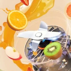 Frullatore Portatile Mini Juice Bottiglia Per Smoothie Ricaricabile Portatile Colore: Bianco -Elettrodomestici Negozio 85490265 4