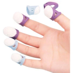 Ditale Antiscivolo Morbido Per La Casa Cucito Per La Casa Proteggi Attrezzi Fai-da-te Quilting Accessori Artigianali Ditale Per Dita Medio-grande Cucito 1pc (Blu) -Elettrodomestici Negozio 85581017 3