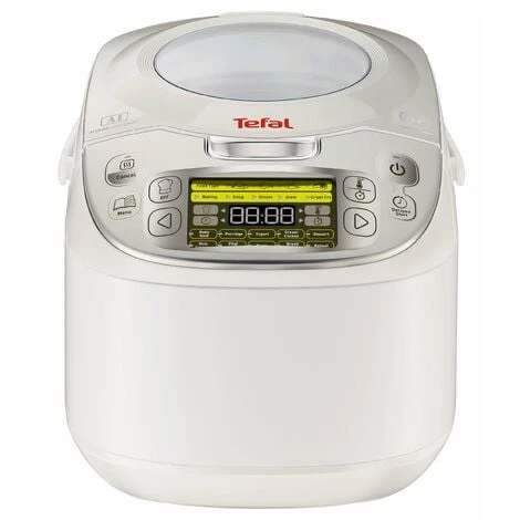 Tefal Multicooker Rk8121 45 in 1, 750 W, 5 l Capacità, 45 Koch Funzioni, Funzione Di Mantenimento Del Calore, Display LC, Con Ricettario Incluso, Bianco 6 Tefal Multicooker Rk8121 45 in 1, 750 W, 5 l Capacità, 45 Koch Funzioni, Funzione Di Mantenimento Del Calore, Display LC, Con Ricettario Incluso, Bianco - immagine 4