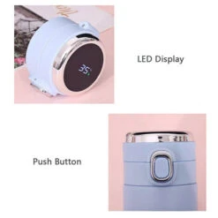 Bottiglia Isolata Sottovuoto Intelligente Da 420 Ml Display Della Temperatura In Tempo Reale LED Touch Screen Bottiglia Sottovuoto In Acciaio Inossidabile Tazza Da Viaggio (blu) 9 Bottiglia Isolata Sottovuoto Intelligente Da 420 Ml Display Della Temperatura In Tempo Reale LED Touch Screen Bottiglia Sottovuoto In Acciaio Inossidabile Tazza Da Viaggio (blu) -Elettrodomestici Negozio 85894533 3