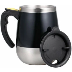 Tazza Da Caffè Autoagitante Tazza Da 400 Ml Tazza Da Miscelatore Da Viaggio Per Ufficio A Casa Rotante Automatica In Acciaio Inossidabile Elettrico Da 400 Ml (nero) 10 Tazza Da Caffè Autoagitante Tazza Da 400 Ml Tazza Da Miscelatore Da Viaggio Per Ufficio A Casa Rotante Automatica In Acciaio Inossidabile Elettrico Da 400 Ml (nero) -Elettrodomestici Negozio 85895037 4