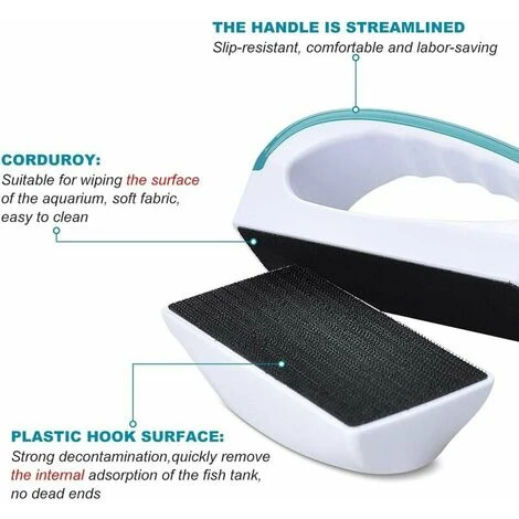 Detergente Per Vetri Magnetico Per Acquari - Kit Di Raschietto Per Alghe Per Dispositivi Di Pulizia Per Magneti Per Acquari Galleggianti (M) 4 Detergente Per Vetri Magnetico Per Acquari - Kit Di Raschietto Per Alghe Per Dispositivi Di Pulizia Per Magneti Per Acquari Galleggianti (M) - immagine 2