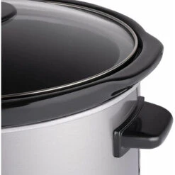 Alpina Pentola Elettrica Ovale Cottura Lenta 3,5Lt Acciaio Ceramica Antiaderente 240W 11 Alpina Pentola Elettrica Ovale Cottura Lenta 3,5Lt Acciaio Ceramica Antiaderente 240W -Elettrodomestici Negozio 86249054 5