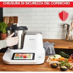 Moulinex Hf506111 Click & Cook Robot Da Cucina Multifunzione, 1400 W, 3.6L, Da 30 A 120 °C, Bianco -Elettrodomestici Negozio 86323333 5
