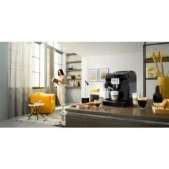 De'Longhi Magnifica Evo Perfetto, Macchina Automatica Per Caffè In Chicchi, ECAM292.81.B, Macinacaffè Integrato, Pannello Comandi Ad Icone Colorate, Sistema LatteCrema, Nero. Nuovo Modello 2022. 8 De'Longhi Magnifica Evo Perfetto, Macchina Automatica Per Caffè In Chicchi, ECAM292.81.B, Macinacaffè Integrato, Pannello Comandi Ad Icone Colorate, Sistema LatteCrema, Nero. Nuovo Modello 2022. -Elettrodomestici Negozio 86325231 2