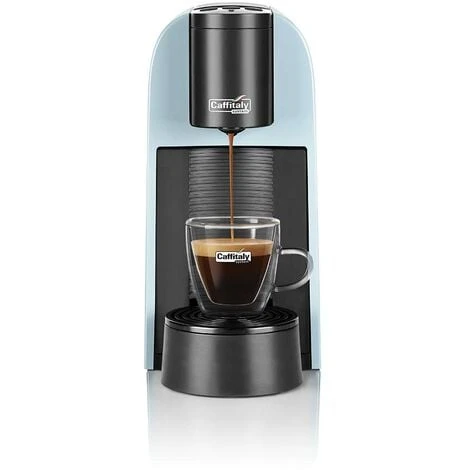 Caffitaly System - VOLTA S35 Macchina Da Caffè Espresso A Sistema Chiuso Per Capsule Originali R-Smart - Compatta, Veloce E Silenziosa, Poggia Tazze Regolabile, Celeste 3 Caffitaly System - VOLTA S35 Macchina Da Caffè Espresso A Sistema Chiuso Per Capsule Originali R-Smart - Compatta, Veloce E Silenziosa, Poggia Tazze Regolabile, Celeste