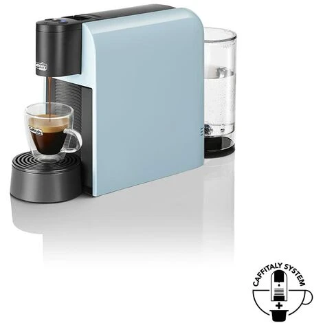 Caffitaly System - VOLTA S35 Macchina Da Caffè Espresso A Sistema Chiuso Per Capsule Originali R-Smart - Compatta, Veloce E Silenziosa, Poggia Tazze Regolabile, Celeste 5 Caffitaly System - VOLTA S35 Macchina Da Caffè Espresso A Sistema Chiuso Per Capsule Originali R-Smart - Compatta, Veloce E Silenziosa, Poggia Tazze Regolabile, Celeste - immagine 3