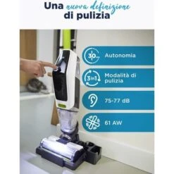 BISSELL CrossWave X7 Plus Cordless Pet Pulitore Multi-Superficie 3-in-1 Lavapavimenti E Aspirapolvere Modalità Turbo Per Peli Di Animali Domestici Tecnologia A Doppio Serbatoio 75dB 3479N -Elettrodomestici Negozio 86328367 3
