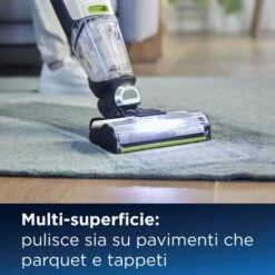 BISSELL CrossWave X7 Plus Cordless Pet Pulitore Multi-Superficie 3-in-1 Lavapavimenti E Aspirapolvere Modalità Turbo Per Peli Di Animali Domestici Tecnologia A Doppio Serbatoio 75dB 3479N -Elettrodomestici Negozio 86328367 5