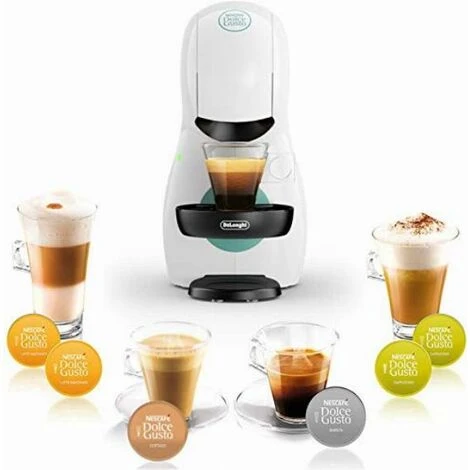 NESCAFÉ DOLCE GUSTO De'Longhi Piccolo XS EDG210.W Macchina Per Caffè Espresso E Altre Bevande In Capsula, Manuale, 0.8 Litri, Bianco 6 NESCAFÉ DOLCE GUSTO De'Longhi Piccolo XS EDG210.W Macchina Per Caffè Espresso E Altre Bevande In Capsula, Manuale, 0.8 Litri, Bianco - immagine 4