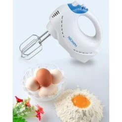 Triomph ETF2121 - Sbattitore Elettrico Bianco E Blu, 18 X 9,5 X 28 Cm