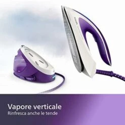 Philips PerfectCare Performer Ferro Da Stiro Con Caldaia- 2600W, Colpo Di Vapore 450g, Pressione 6,5 Bar, Tecnologia OptimalTEMP, Serbatoio 1,8 L, Viola/Bianco (GC8752/30) -Elettrodomestici Negozio 86627977 3