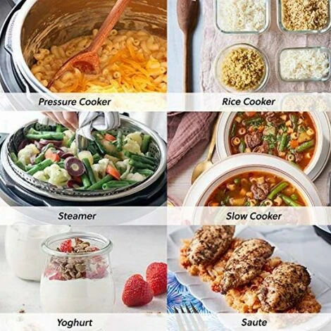 Instant Pot Duo 60 (R2D2) Star Wars Electric Pressure Cooker, Multi-Cooker In Stainless Steel, 1000 W, 5.7 L, 112-0157-01-UKEU White, R2D2 6L With UK EU Plug 4 Instant Pot Duo 60 (R2D2) Star Wars Electric Pressure Cooker, Multi-Cooker In Stainless Steel, 1000 W, 5.7 L, 112-0157-01-UKEU White, R2D2 6L With UK EU Plug - immagine 2