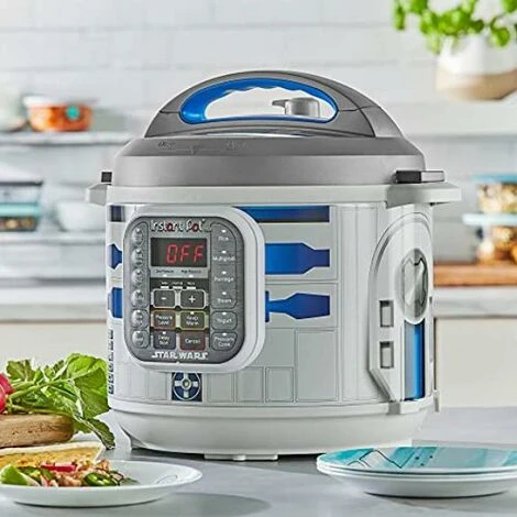 Instant Pot Duo 60 (R2D2) Star Wars Electric Pressure Cooker, Multi-Cooker In Stainless Steel, 1000 W, 5.7 L, 112-0157-01-UKEU White, R2D2 6L With UK EU Plug 6 Instant Pot Duo 60 (R2D2) Star Wars Electric Pressure Cooker, Multi-Cooker In Stainless Steel, 1000 W, 5.7 L, 112-0157-01-UKEU White, R2D2 6L With UK EU Plug - immagine 4