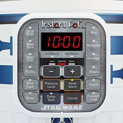 Instant Pot Duo 60 (R2D2) Star Wars Electric Pressure Cooker, Multi-Cooker In Stainless Steel, 1000 W, 5.7 L, 112-0157-01-UKEU White, R2D2 6L With UK EU Plug 7 Instant Pot Duo 60 (R2D2) Star Wars Electric Pressure Cooker, Multi-Cooker In Stainless Steel, 1000 W, 5.7 L, 112-0157-01-UKEU White, R2D2 6L With UK EU Plug - immagine 5