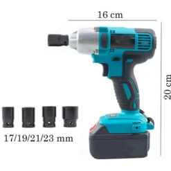 Trapano Avvitatore A Doppia Batteria Ad Impulsi Litio 20V Con Valigetta POB-280 -Elettrodomestici Negozio 86814948 5