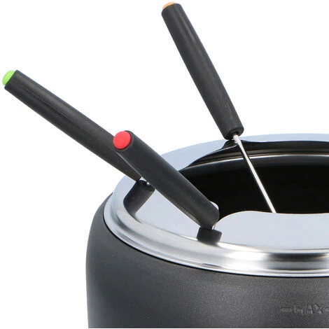 Set Per Fonduta Per 6 Persone 800 Watt In Acciaio Inossidabile Sei Forchette 4 Set Per Fonduta Per 6 Persone 800 Watt In Acciaio Inossidabile Sei Forchette - immagine 2