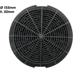 Filtri Carbone Attivo Cappa Elica F00478 Turboair Mod.47 Compatibile KIT0161384 Adatto A Missy E Box In Standard, 2 Pezzi In Confezione Ø 155 Mm H.50 Mm -Elettrodomestici Negozio 87876759 3