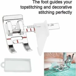 HIASDFLS 2 Pezzi Piedino Regolabile Piedino Guida Per Cucire Piedino Macchina Da Cucire Piedino Con Scatola Di Plastica Piedino Guida Regolabile Per Singer Brother Janome Kenmore -Elettrodomestici Negozio 88134179 5