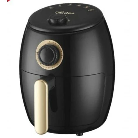 ARDES Friggitrice Ad Aria Calda, Capacità 2 Litri, Temperatura Massima 200° C, Nero 3 ARDES Friggitrice Ad Aria Calda, Capacità 2 Litri, Temperatura Massima 200° C, Nero