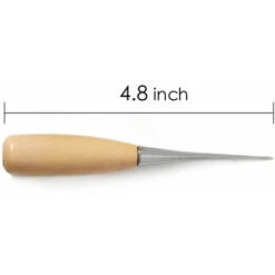 12 Pezzi Kit Di Strumenti Per Artigianato In Pelle, Aghi Da Cucito, Filo Cerato, Cordoncino, Punteruolo, Ditale Per Cucire, Riparazione In Pelle Fai Da Te (12 Pezzi) -Elettrodomestici Negozio 88665765 5