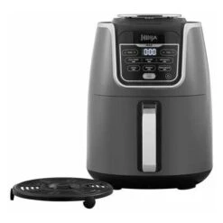 Ninja AF160EU Friggitrice Ad Aria 6 Funzioni Di Cottura Antiaderente 1750 W 5.2 Litri Piastra Rivestita In Ceramica Nero -Elettrodomestici Negozio 88707150 5