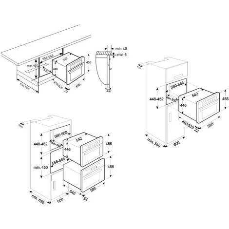 Forno Vapore Incasso 45 Bertazzoni F45PROCST Classe A 4 Forno Vapore Incasso 45 Bertazzoni F45PROCST Classe A - immagine 2