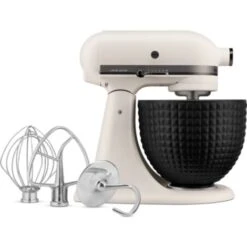 KITCHENAID Impastatrice Planetaria 4,8 Litri 300 Watt Bianco E Nero 5KSM180CBELD Limited Edition -Elettrodomestici Negozio 89289885 3