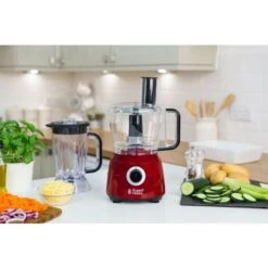 Russell Hobbs Robot Da Cucina, Ciotola 2.5 L, Gancio Impastatrice Incluso, Frullatore Elettrico (+bicchiere 1.5 L), Accessorio Per Emulsioni, 600 W, 1.5 L, 2 Velocita', Desire Rosso, 24730-56 11 Russell Hobbs Robot Da Cucina, Ciotola 2.5 L, Gancio Impastatrice Incluso, Frullatore Elettrico (+bicchiere 1.5 L), Accessorio Per Emulsioni, 600 W, 1.5 L, 2 Velocita', Desire Rosso, 24730-56 -Elettrodomestici Negozio 89656145 5